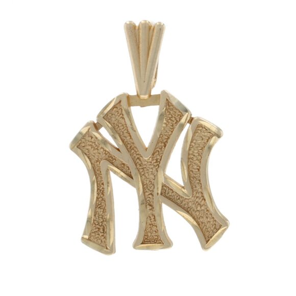 Yellow Gold New York Yankees Pendant 14k MLB Sports Baseball - Picture 1 of 3